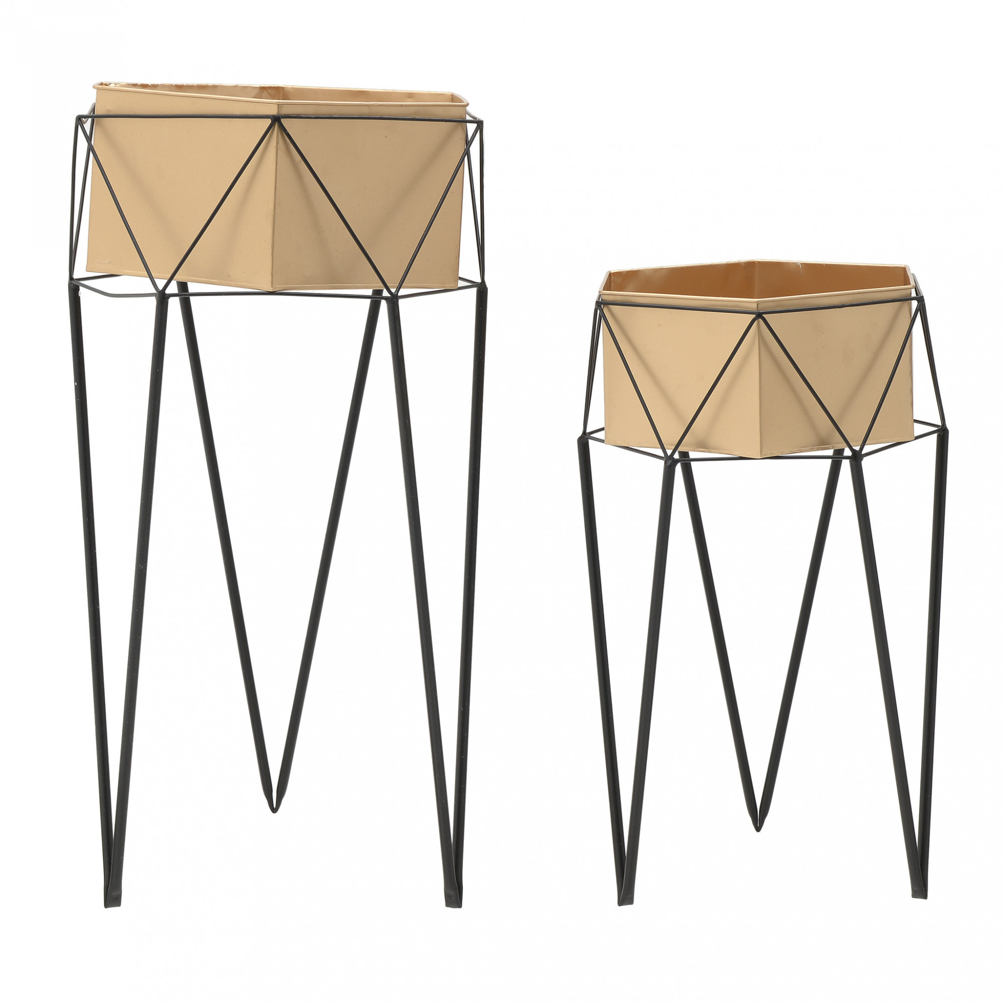 3870906.0037 кашпо на подставке, набор из 2шт TO4ROOMS 