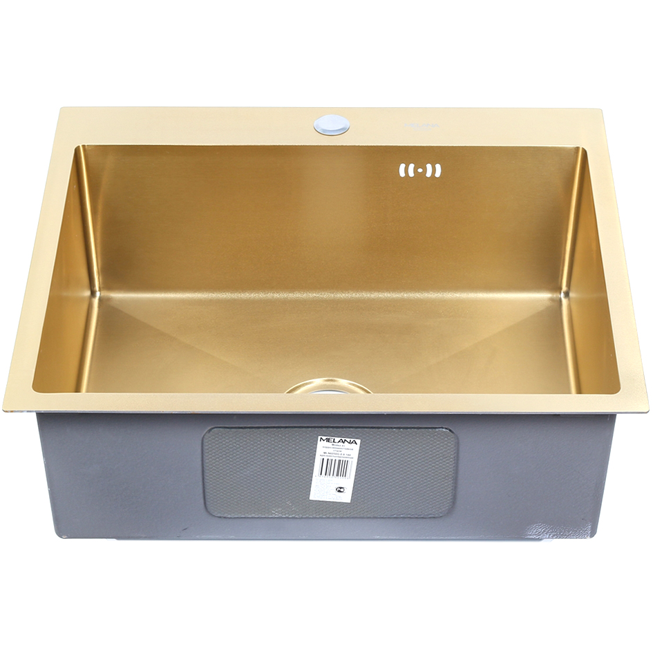 Мойка H6050G MELANA ProfLine 3,0/200 ЗОЛОТО врезная прямоугольная с коландером H6050G H6050G золото
