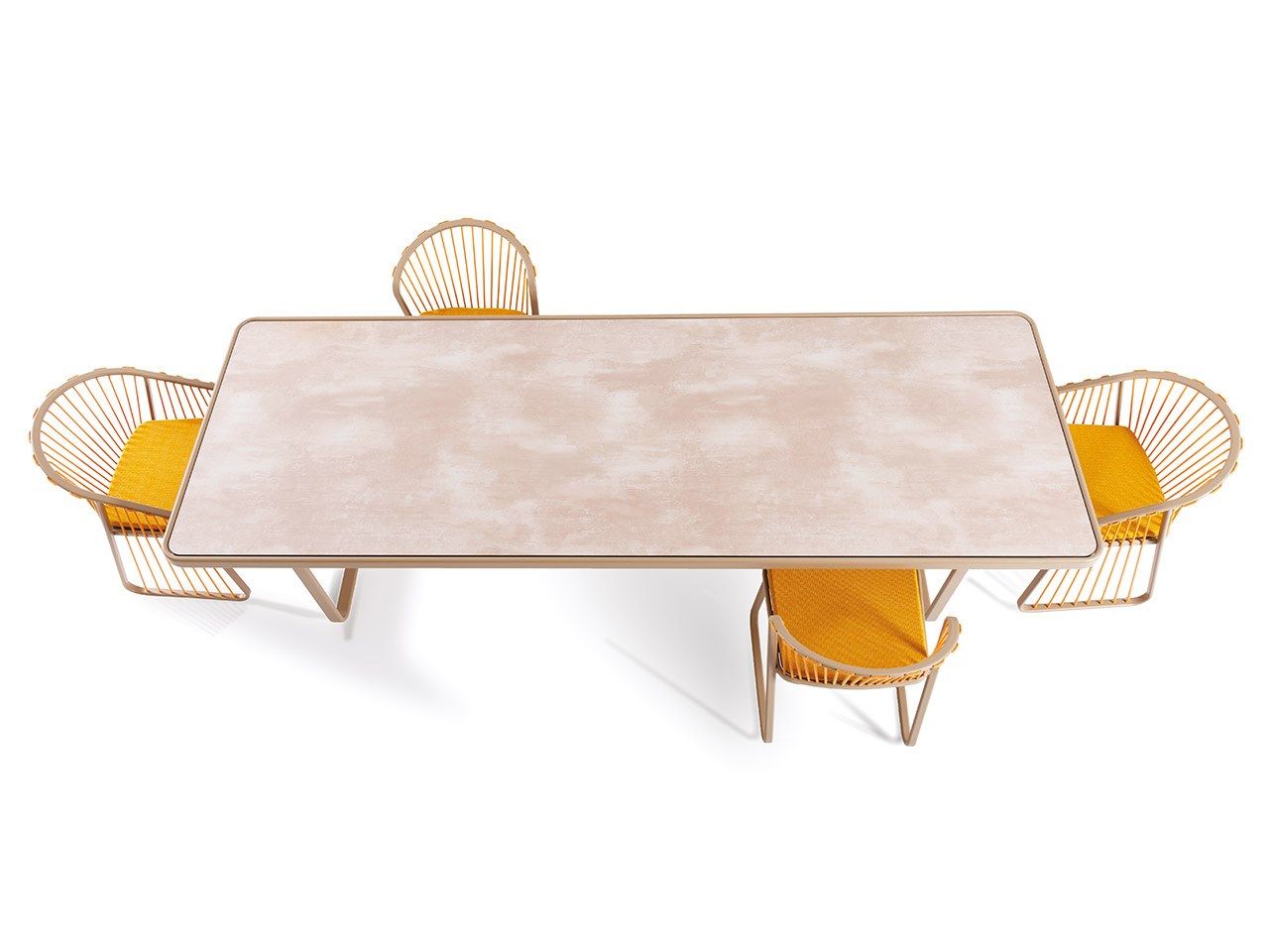 Прямоугольный садовый стол из ламината Coro Sally ARCH-00055397 - Вид №5