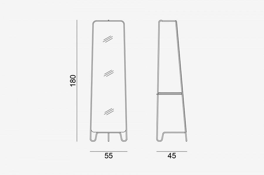 Gervasoni Напольное зеркало Beds sun-id-1449836 - Вид №2