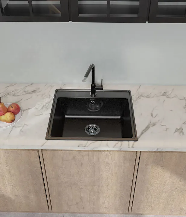 Кухонная мойка Искусственный камень VERTEX S230 GranFest V-580-S230 - Вид №1