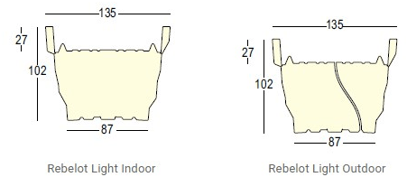 Plust Яркий полиэтиленовый садовый горшок Rebelot sun-id-1458346 - Вид №3