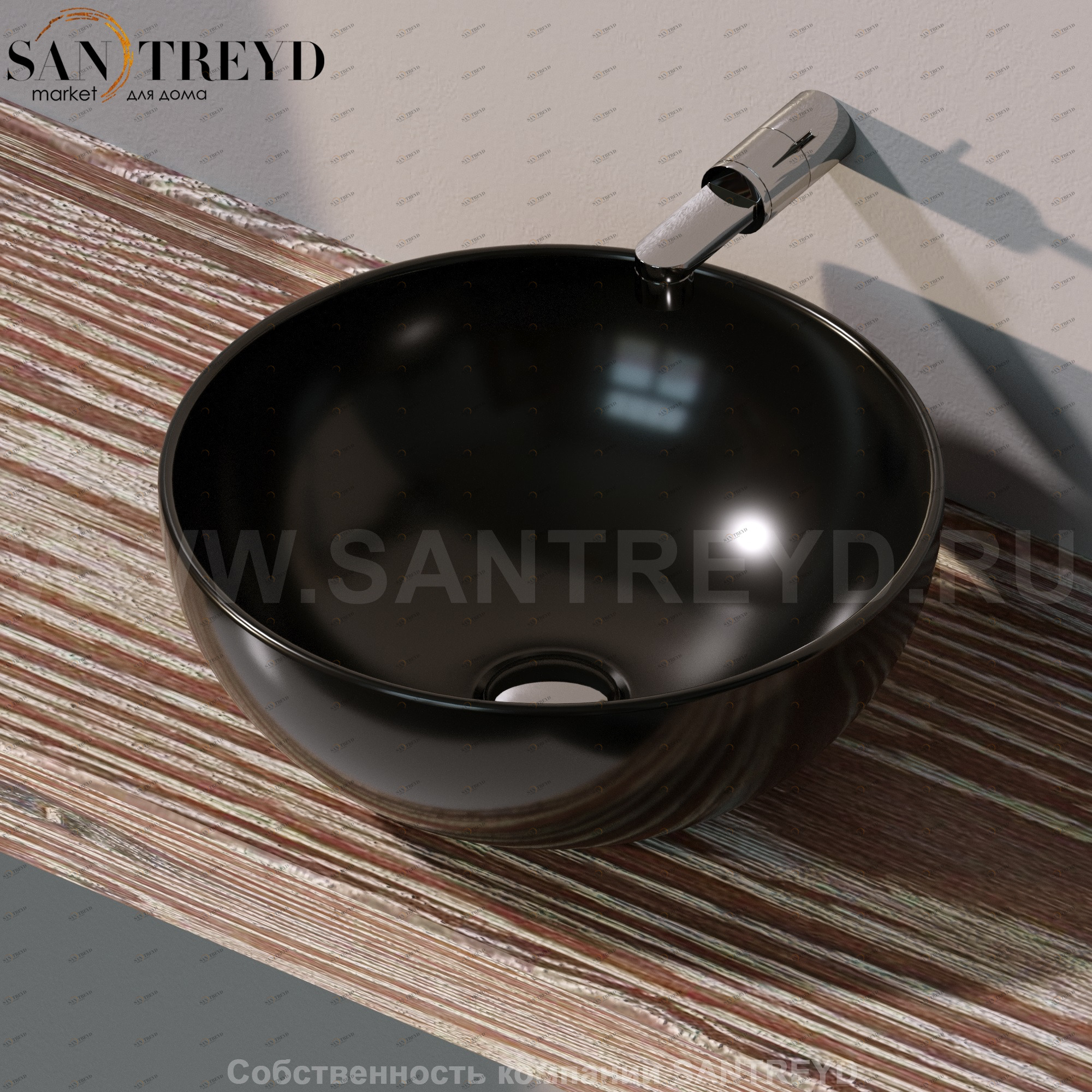 AP40A9017 Накладная раковина на столешницу  круглая Ceramica Flaminia App