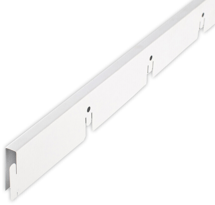 82151772 Рейка направляющая грильято 100x100x40 мм белый 2.4 м STLM-0020488 АЛБЕС