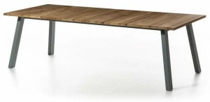 Gervasoni Прямоугольный садовый стол из тика Gervasoni outdoor