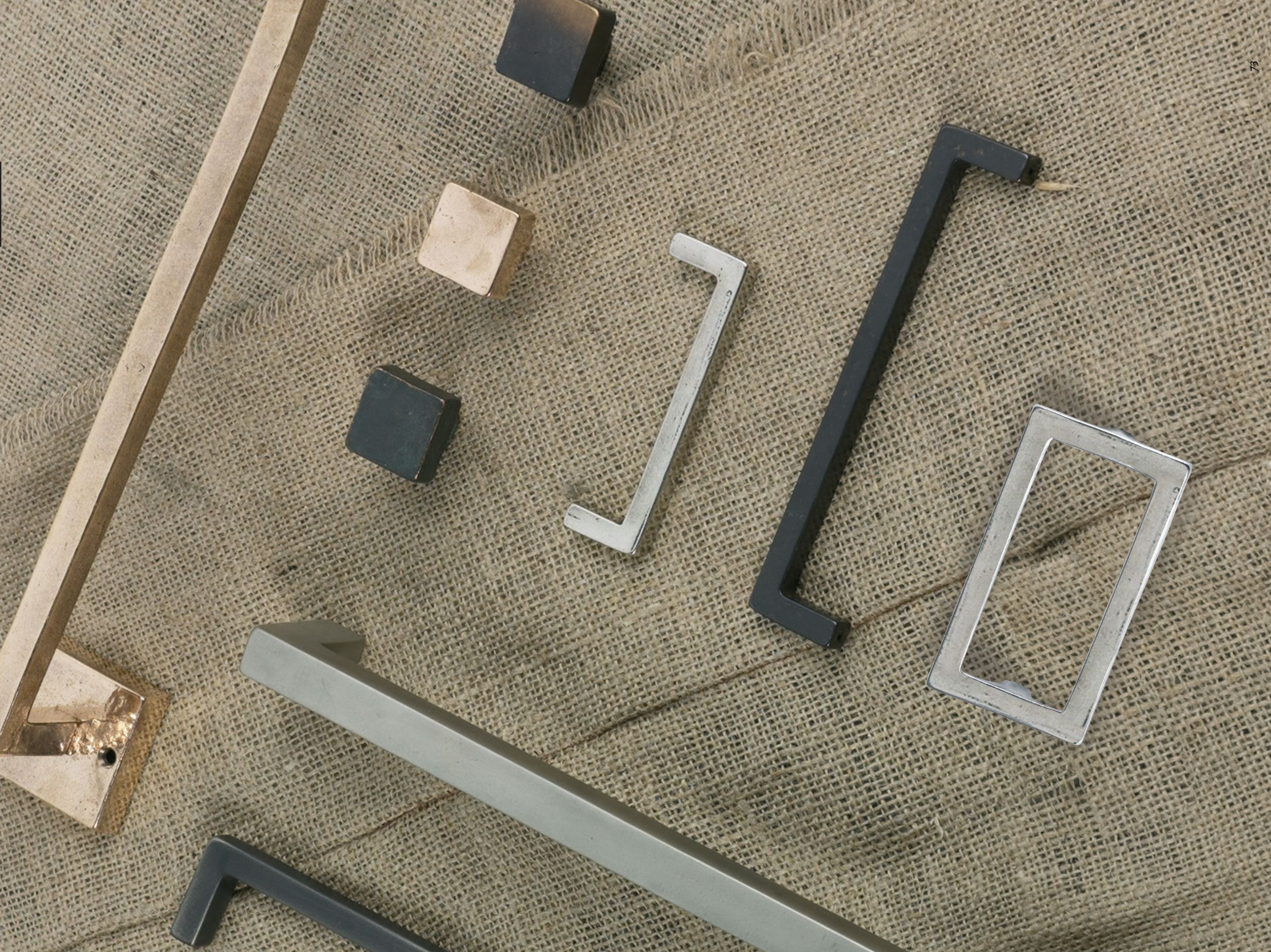 Бронзовая мебельная ручка GIARA ART DESIGN-BRONZE Quadra ARCH-00086766 - Вид №8