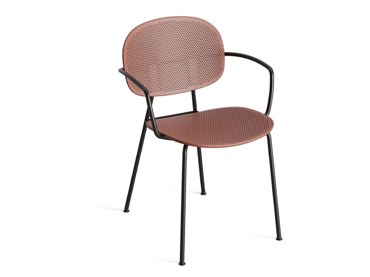 Стул из армированного стекловолокном полиэстера (PRFV) с подлокотниками Infiniti круглый стержень ARCH-00141195