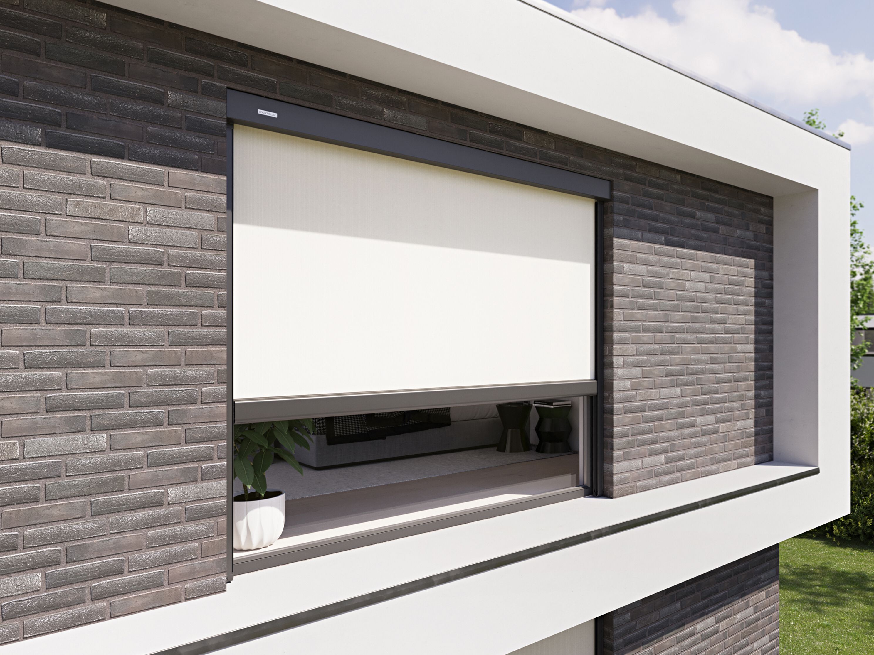 Навес с откидной крышкой с боковыми направляющими markilux MARKILUX 776/876 ARCH-00041971