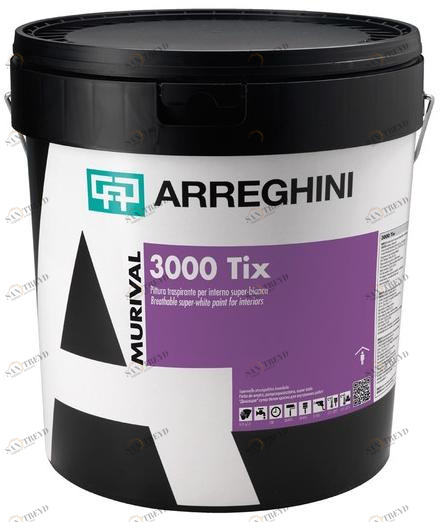 CAP ARREGHINI Сверхбелая дышащая краска для интерьеров Murival sun-id-1446645