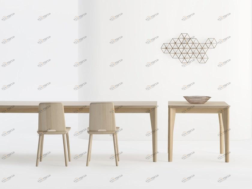 SIPA Прямоугольный деревянный стол Fold sun-id-1441688