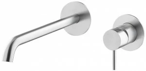 newform Смеситель для умывальника из нержавеющей стали настенный X-steel 316 69630ex