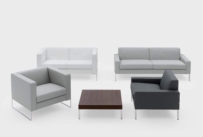 Viganò 2-х местный кожаный диван по контракту Cubiko sun-id-1378224 - Вид №3