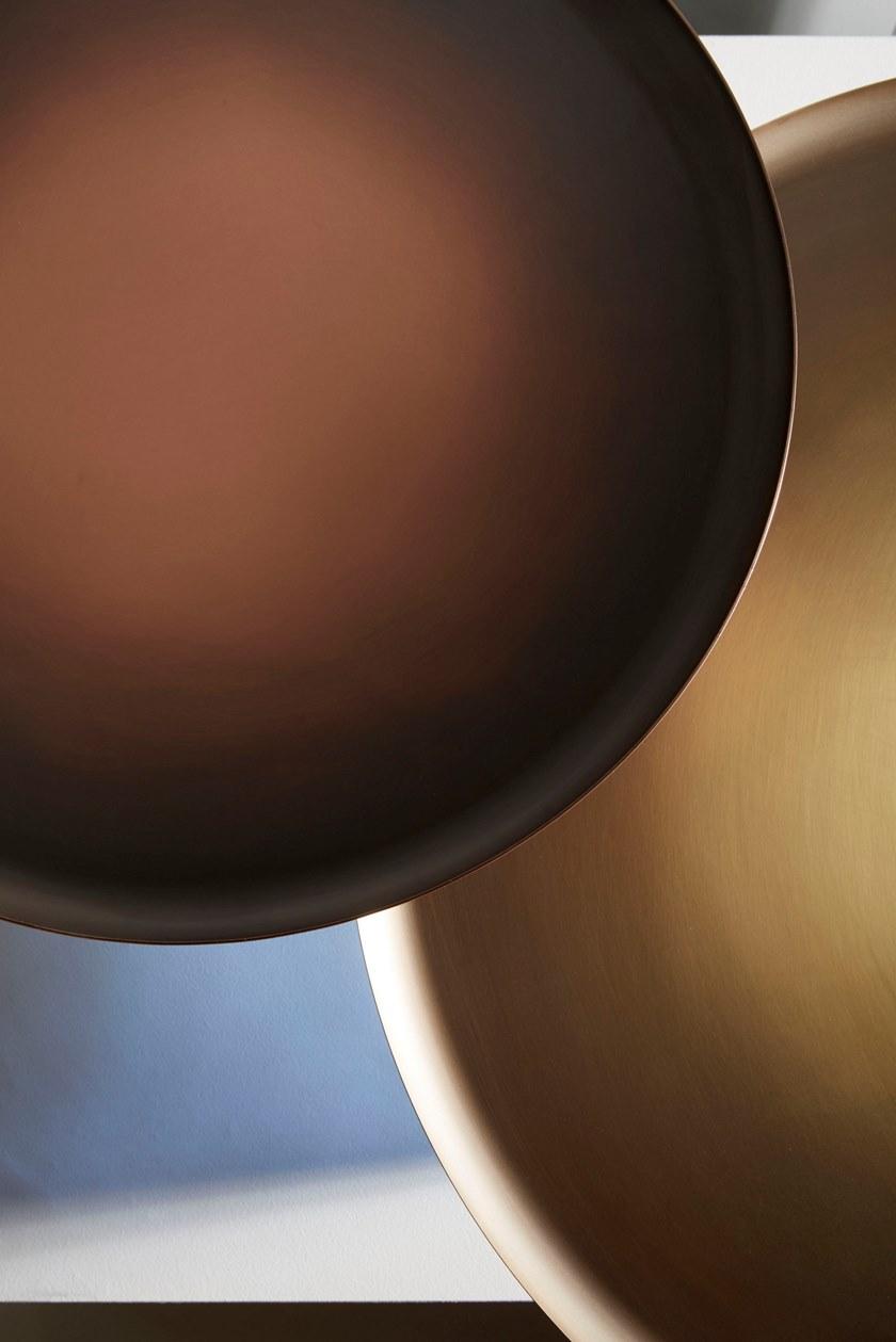 VeniceM Круглый журнальный столик из дутого стекла для гостиной sun-id-1421140 - Вид №4