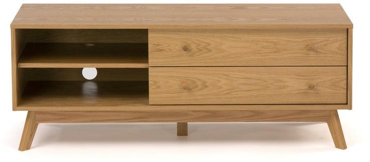 Woodman Тумба под ТВ из фанерованной древесины с ящиками Kensal sun-id-1446609 - Вид №2