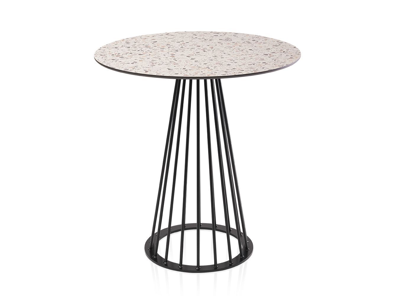 Высокий круглый металлический стол Vela Arredamenti GABBIA ARCH-00076475