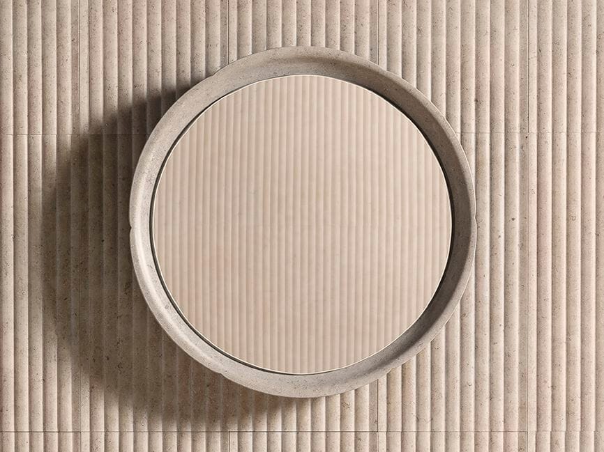 Настенное мраморное круглое зеркало LUCE DI CARRARA Sartoriale ARCH-00110844