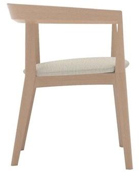 Andreu World Деревянный стул со встроенной подушкой Carola So0908 - Вид №3