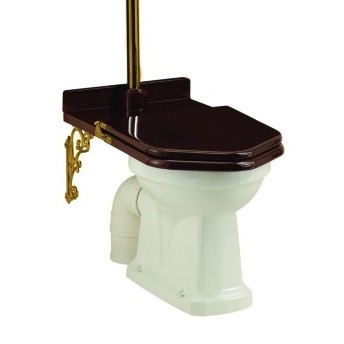 S15 GOL Крышка сиденье для унитаза Burlington Gold - Вид №1