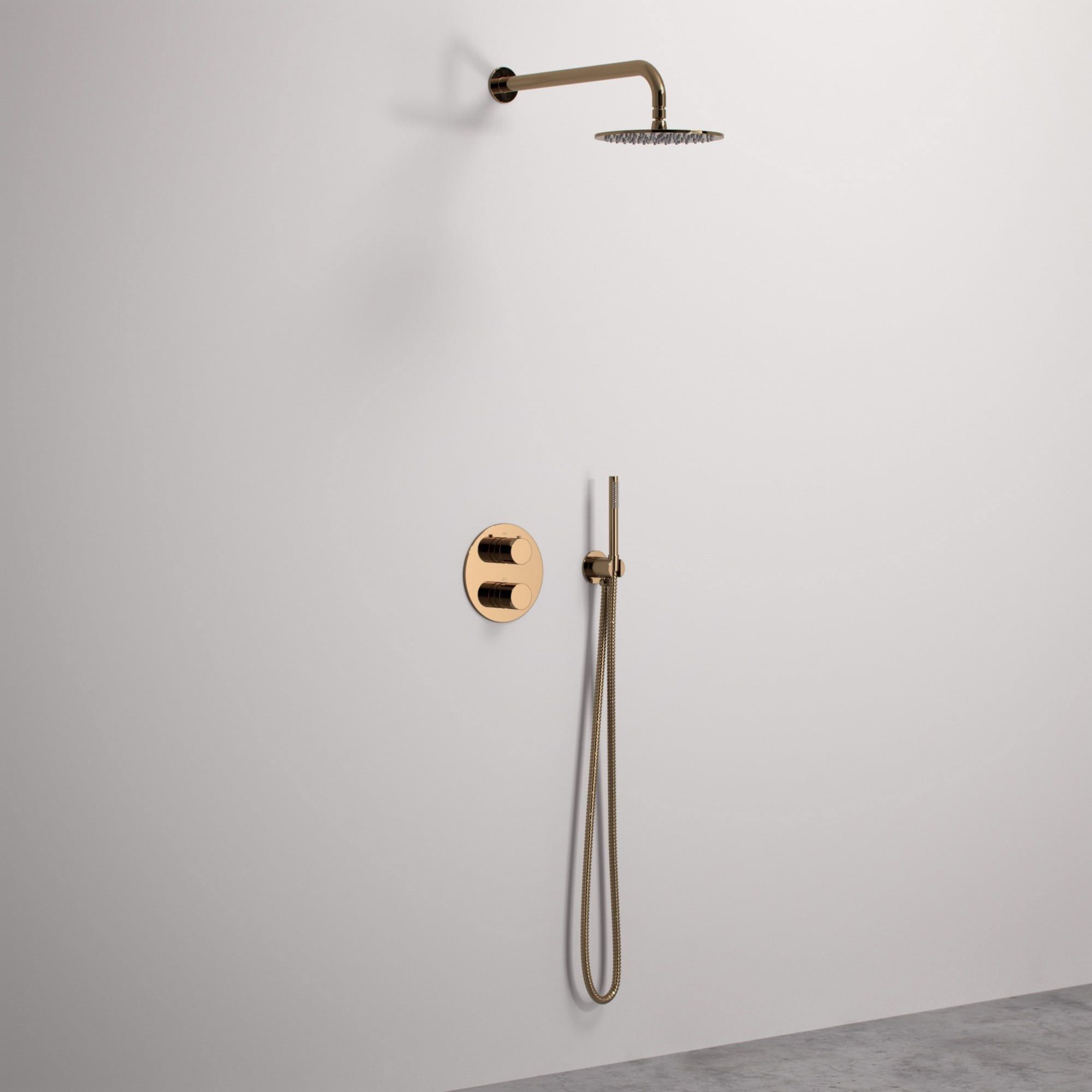 Встраиваемый смеситель для душа с 4 отверстиями и ручным душем LUSSO Luxe ARCH-00019541 - Вид №5