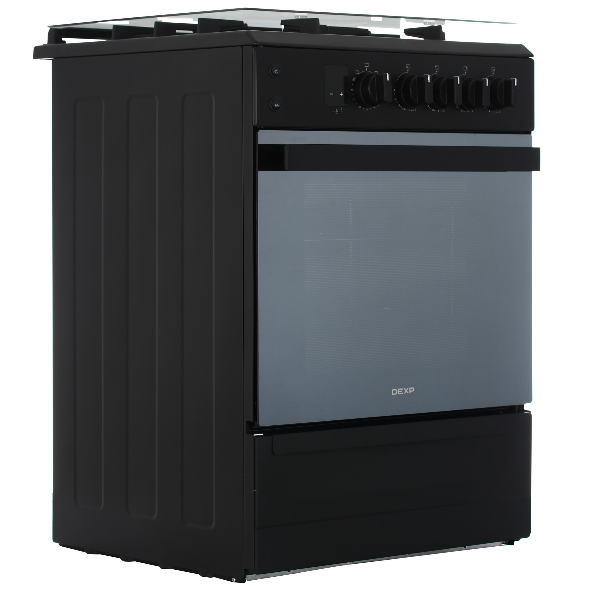 9082386 Газовая плита DEXP G36-1B черный STDN-0116711 - Вид №1