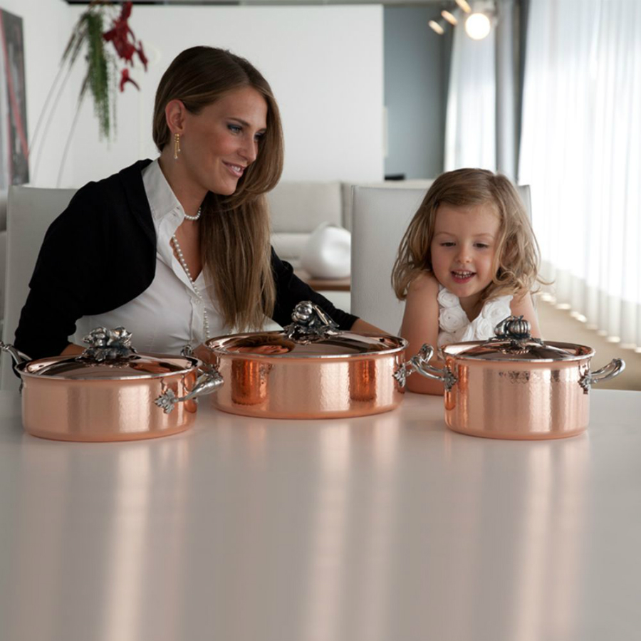 Кастрюля Opus Cupra OCA2012X, с крышкой, медь/нержавеющая сталь, Ø20 см, 3,5 л Ruffoni CG20RUFFONI - Вид №2