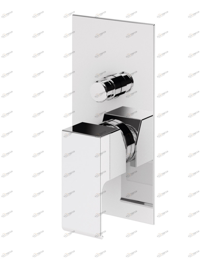 Встраиваемый однорычажный смеситель для душа с переключателем CEZARES PORTA-VDIM-NOP