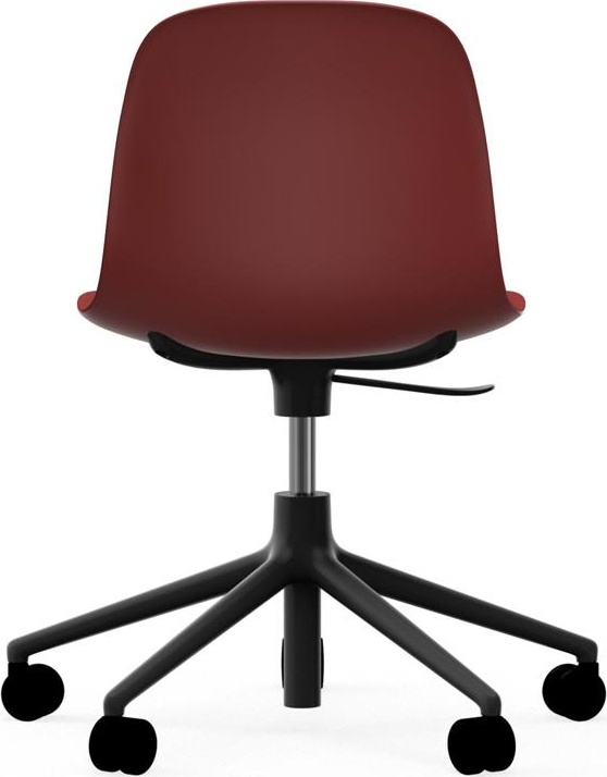 606055 Кресло Swivel 5W Gaslift Black Alu Red Normann Copenhagen Form - Вид №3