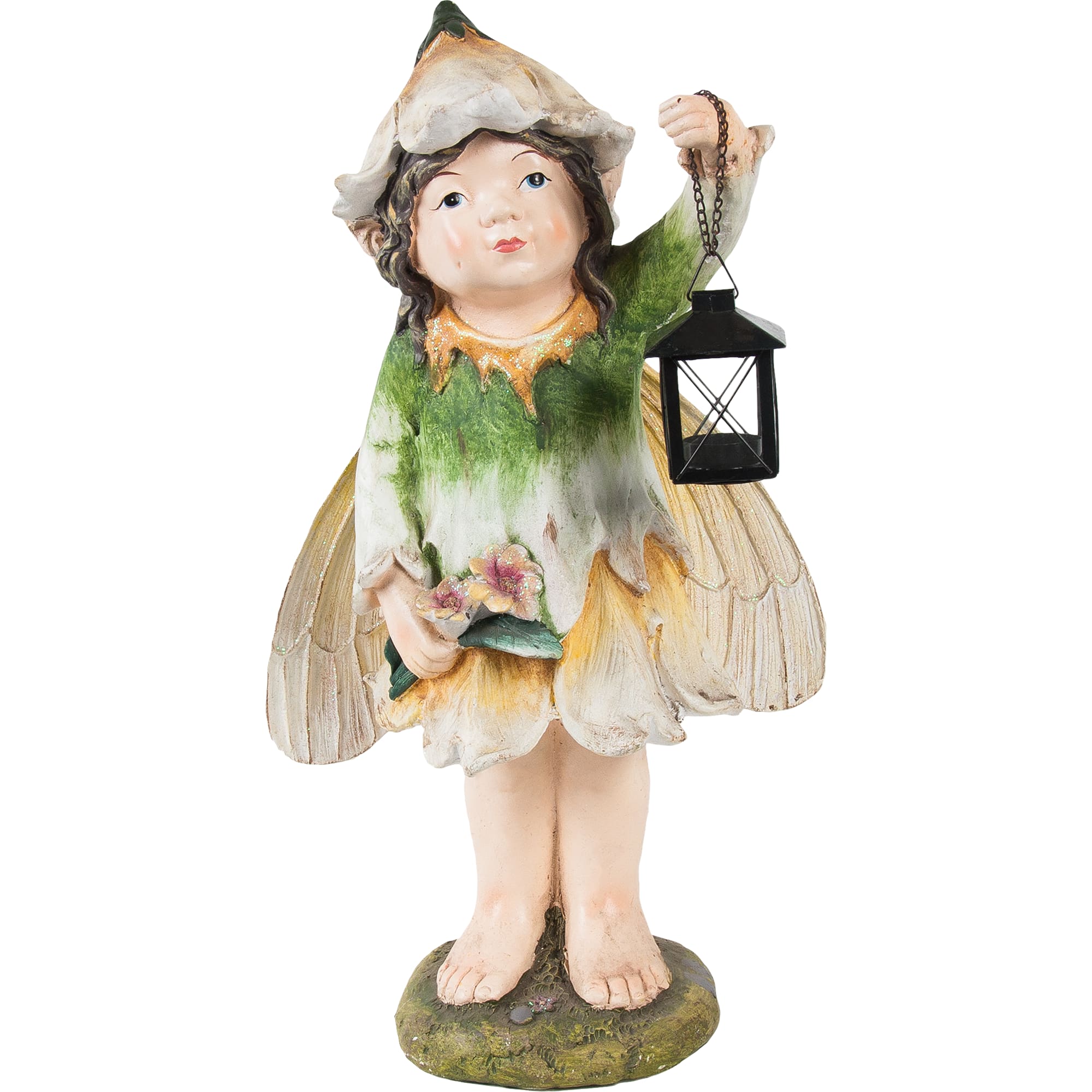 82605568 Фигура садовая «Фея с фонарем» высота 60 см Santreyd  - Вид №1