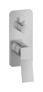 Встроенный смеситель для душа с двухходовым дивертером WE ARE IB wa300ii Brushed Nickel Wave