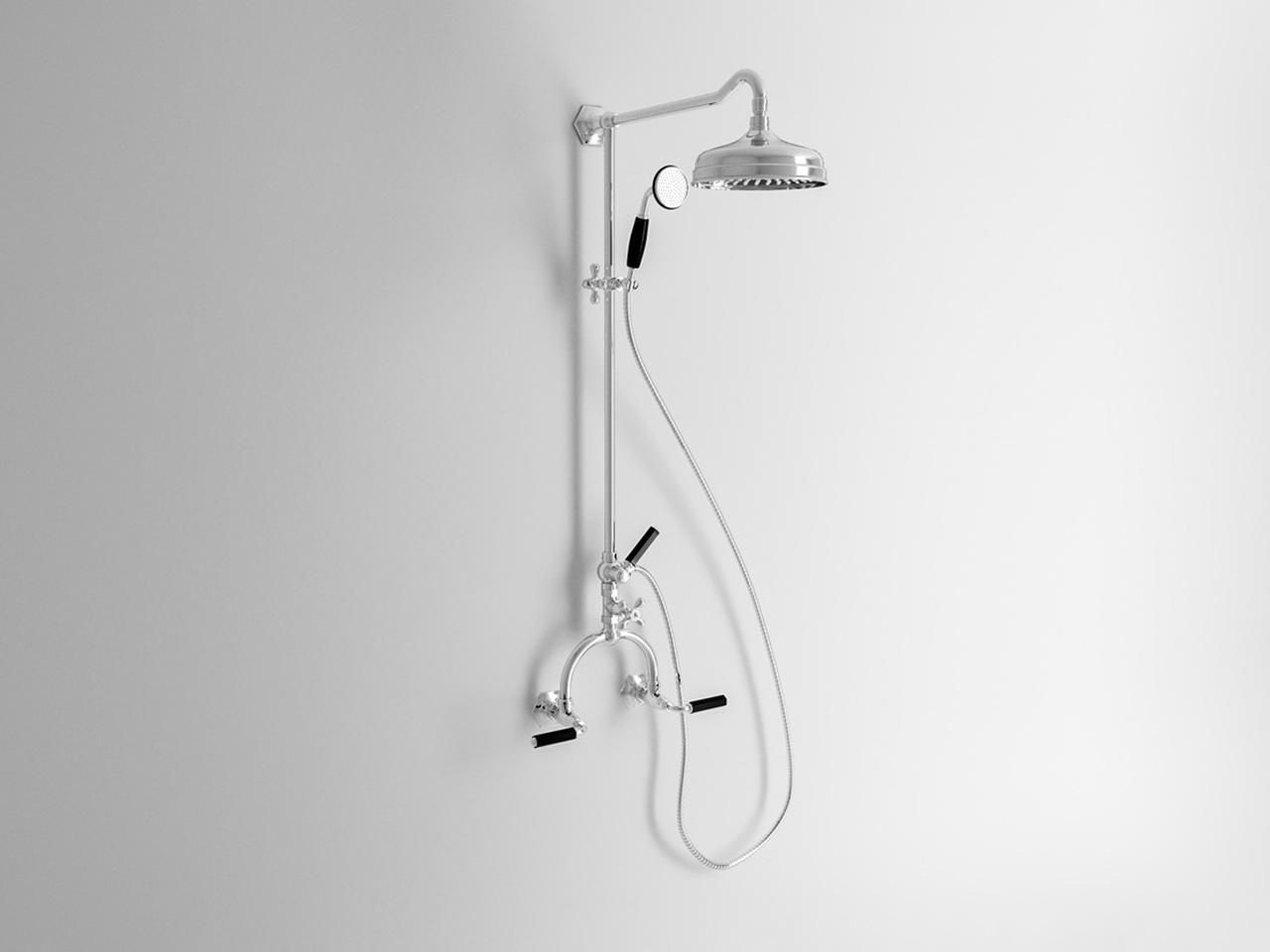 Настенная душевая колонна с душем Park Avenue Dark Black ARCH-00010517 - Вид №1