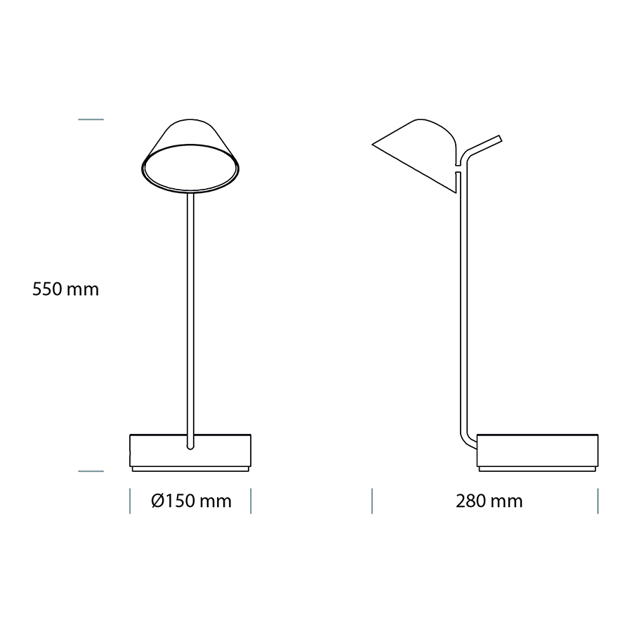 1300639 MENU Настольная лампа Peek Белый  - Вид №7