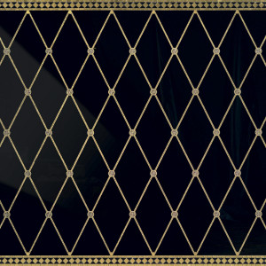 SICIS Regium Feather Black Vetrite Art