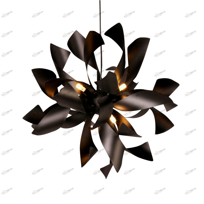 Подвесной светильник Sputnik 6 black от Delight Collection MD6910-6A DELIGHT ДИЗАЙНЕРСКИЕ 243709 Черный 