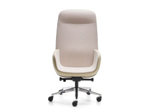 Регулируемое по высоте офисное кресло с высокой спинкой