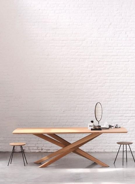 Ethnicraft Прямоугольный обеденный стол из дуба Oak mikado 50178/50179/50180 - Вид №2