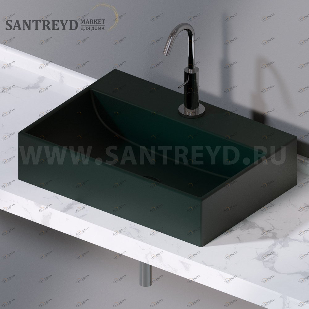 L240143 Накладная раковина на столешницу  прямоугольная A. e T. Italia THIN AeT ITALIA