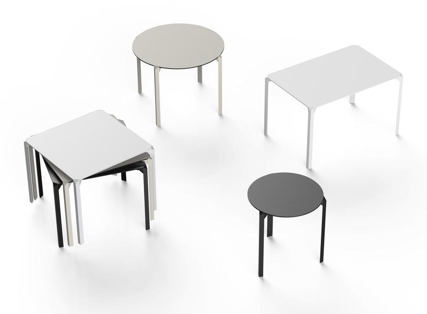 VONDOM Прямоугольный садовый стол из полиамида Quartz sun-id-1498614 - Вид №2