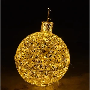 Электрическая светящиеся фигура Шар 100 LED 40x40x40 см теплый белый свет 86164042 STLM-2084122