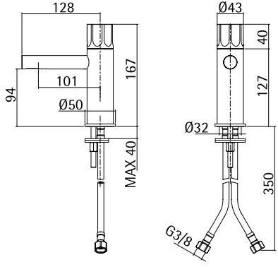 Quadrodesign Кран для раковины Modo sun-id-1412379 - Вид №2
