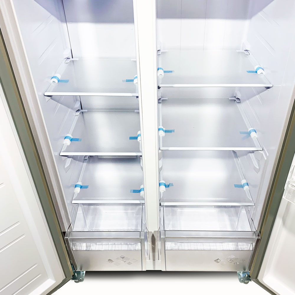 5370028 Холодильник Side by Side   GiNZZU NFI-4012 SbS серебристый STDN-0074688 - Вид №6