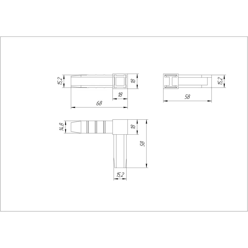 Коннектор Santreyd для сборки мебельных конструкций 15×15 мм 82693910 STLM-0034278 - Вид №9