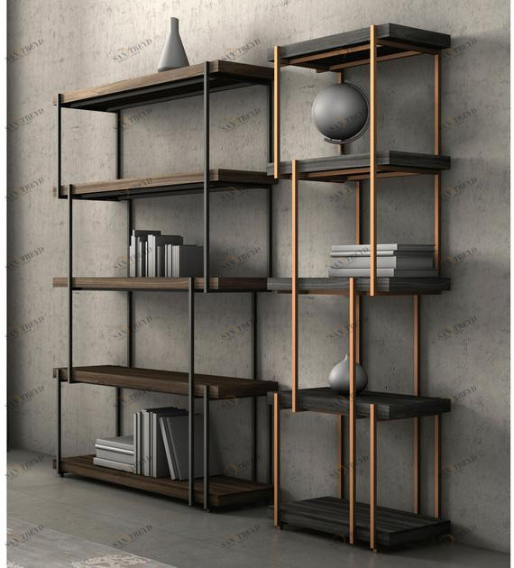 Bonaldo Открытый двухсторонний деревянный стеллаж sun-id-1489649