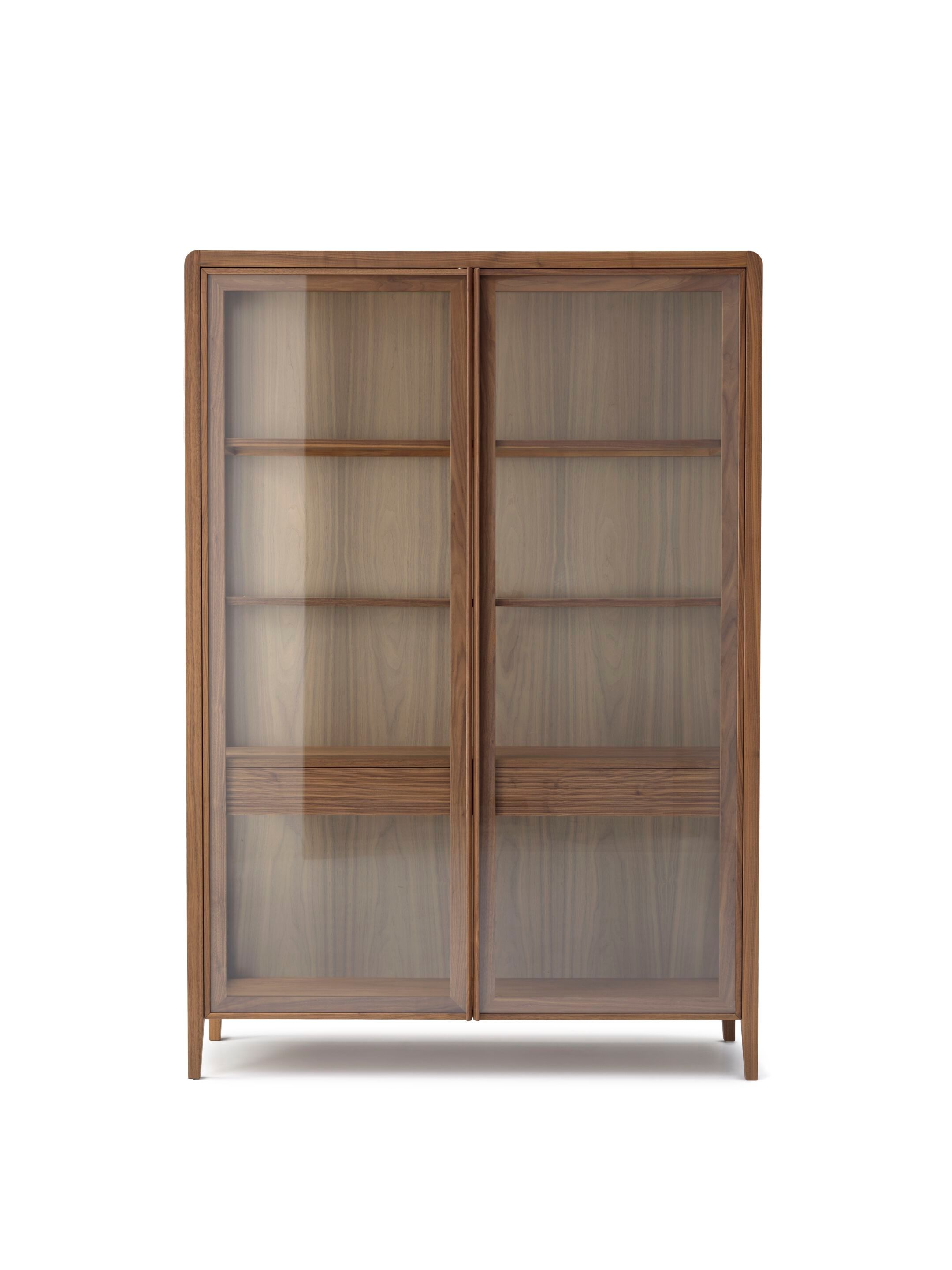 Витрина с 2 дверцами и внутренними стеклянными полками Arte Brotto Leonardo ARCH-00138017 - Вид №1