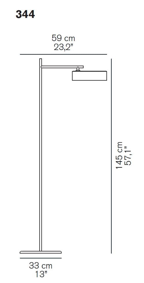 Напольный напольный светильник металла Сид Oluce Berlin ARCH-00009052 - Вид №3