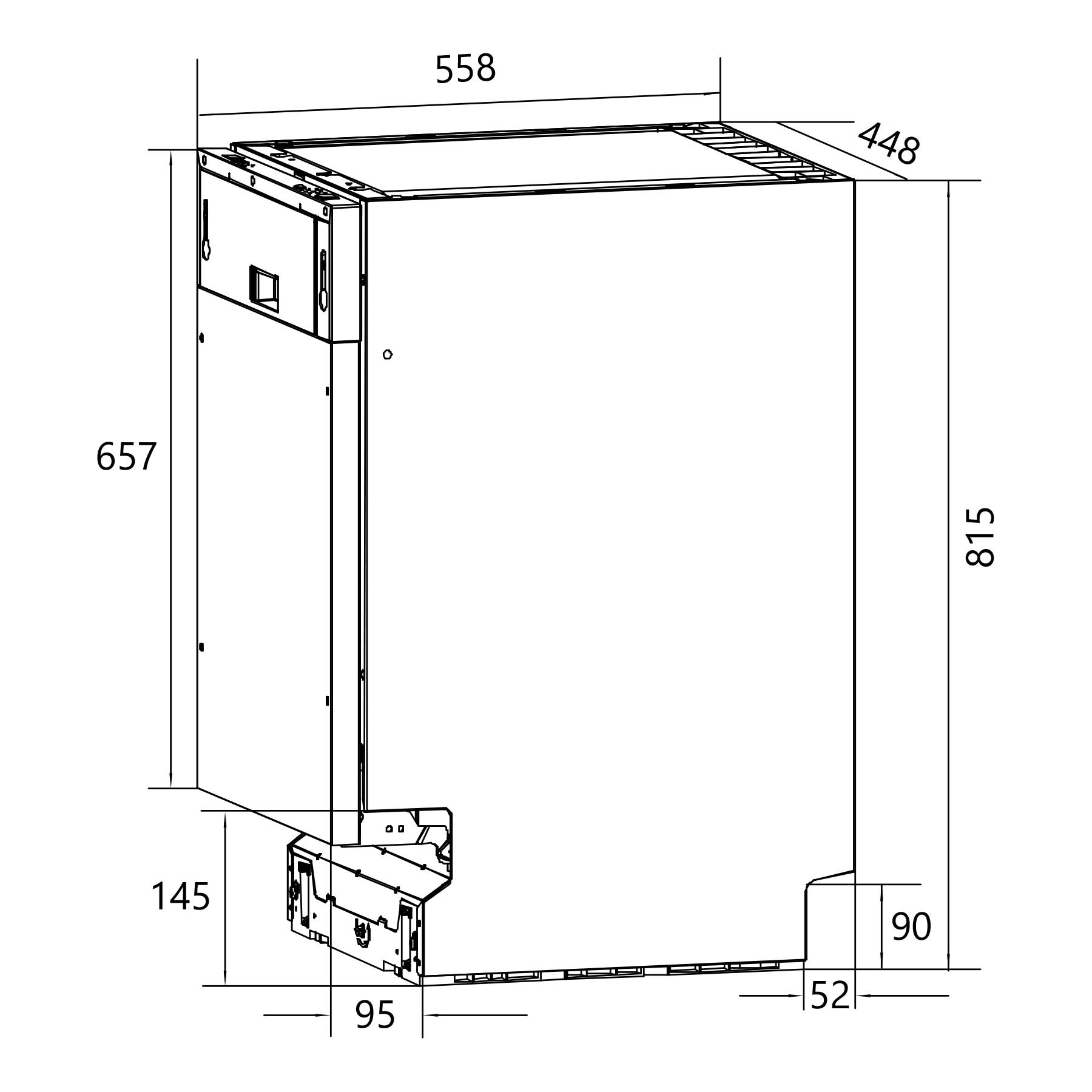 9100687 Встраиваемая посудомоечная машина Thomson DB30S73E02 STDN-0064566 - Вид №13