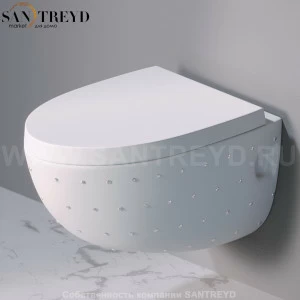 S511101SW Подвесной унитаз настенный Белый A. e T. Italia OVAL Италия