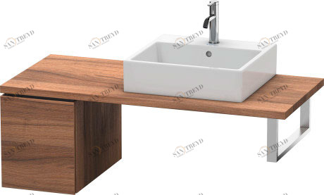 LC583007979 L-Cube Шкафчик для консоли Орех натуральный, декор Duravit