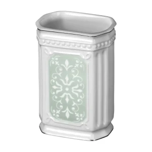 Стакан для зубных щёток Hermitage керамика цвет белый