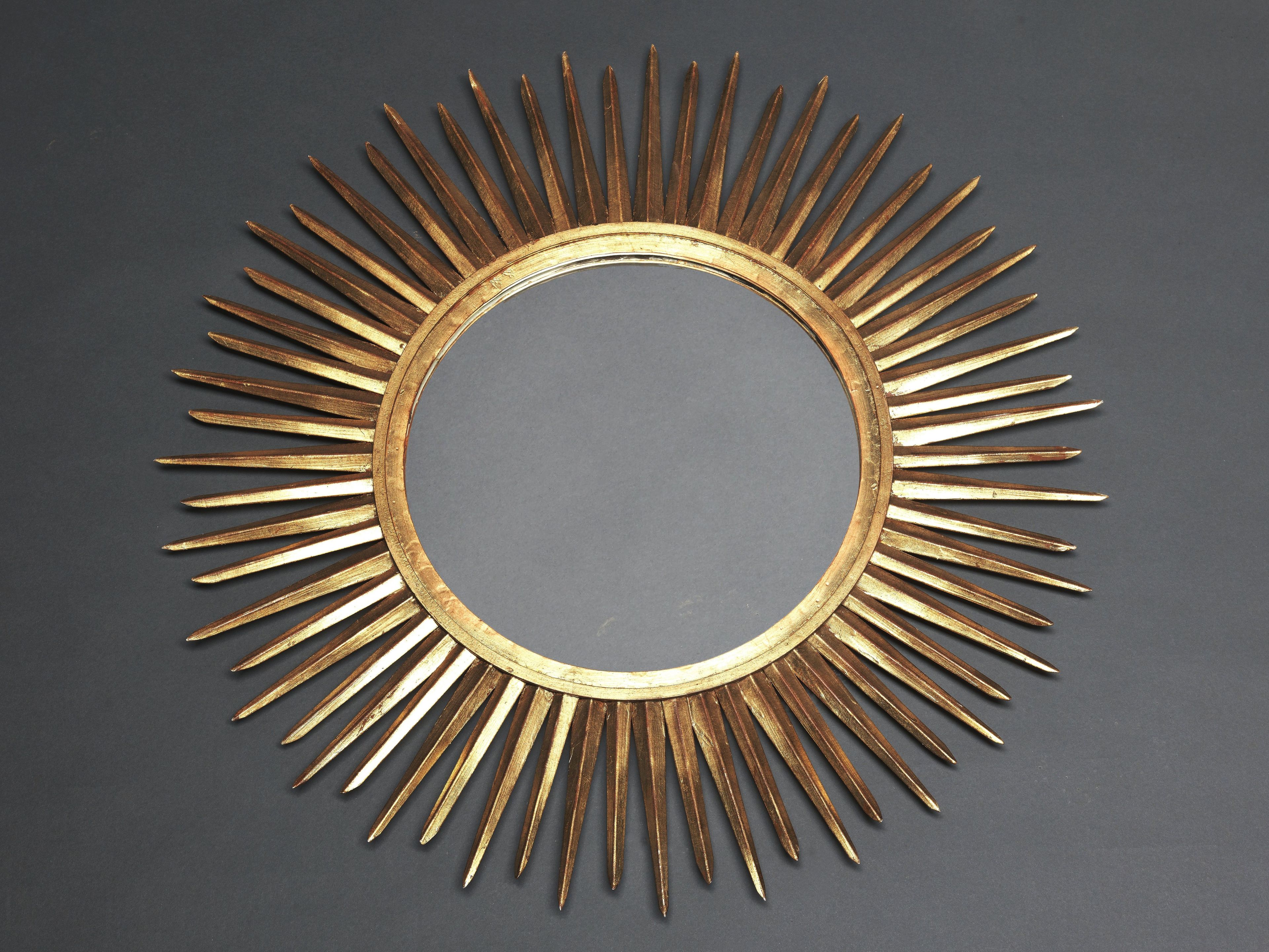 Настенное зеркало с железной рамой OFFICINACIANI SOLE ARCH-00114508 - Вид №1