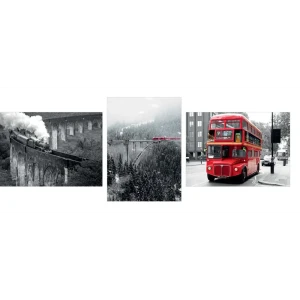 Постер Арт дизайн Дыхание города 21x29.7 см 3 шт. 84505616 STLM-2211334